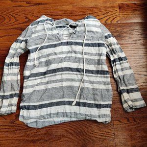 Margaritaville Linen Pullover shirt with Hood